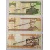 DOMINICAN REPUBLIC 2001 . TEN 10 - ONE HUNDRED 100 PESOS BANKNOTES . SPECIMEN